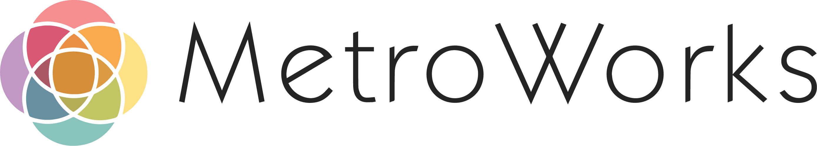 Metro Works Coloured Dark Horizontal No Slogan