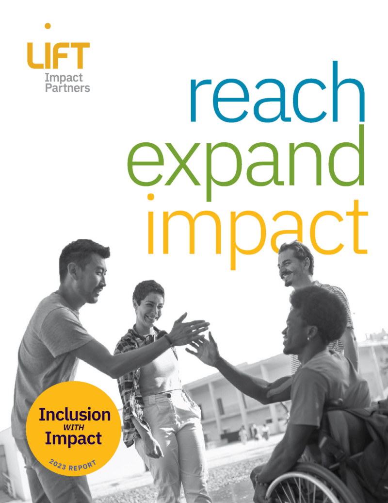 LIFT 2023 Inclusion With Impact Report cover